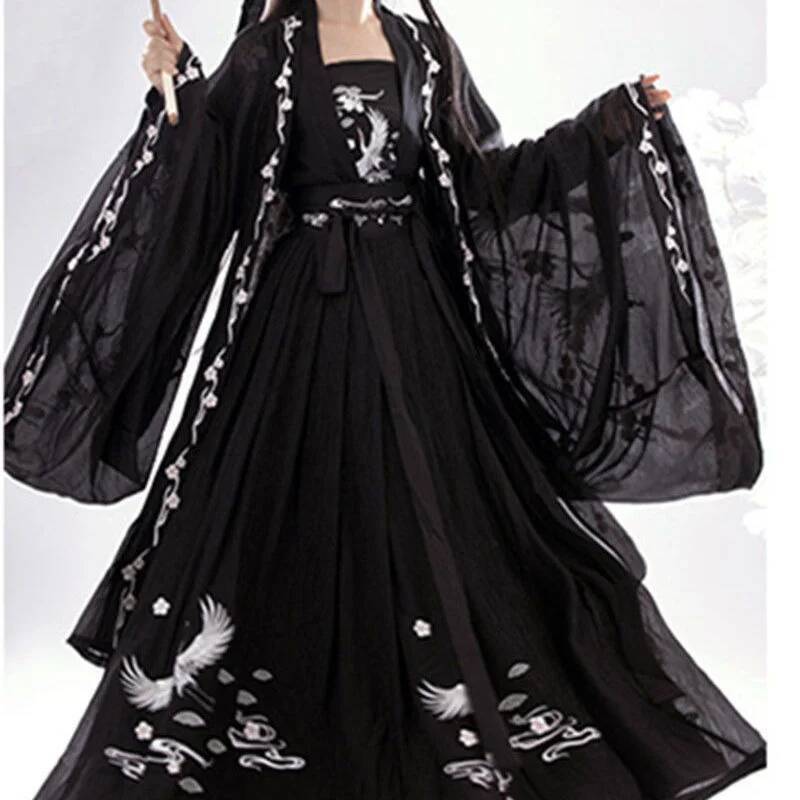 Embroidery Dress - Chinese Ancient Hanfu Women's Heavy Industry