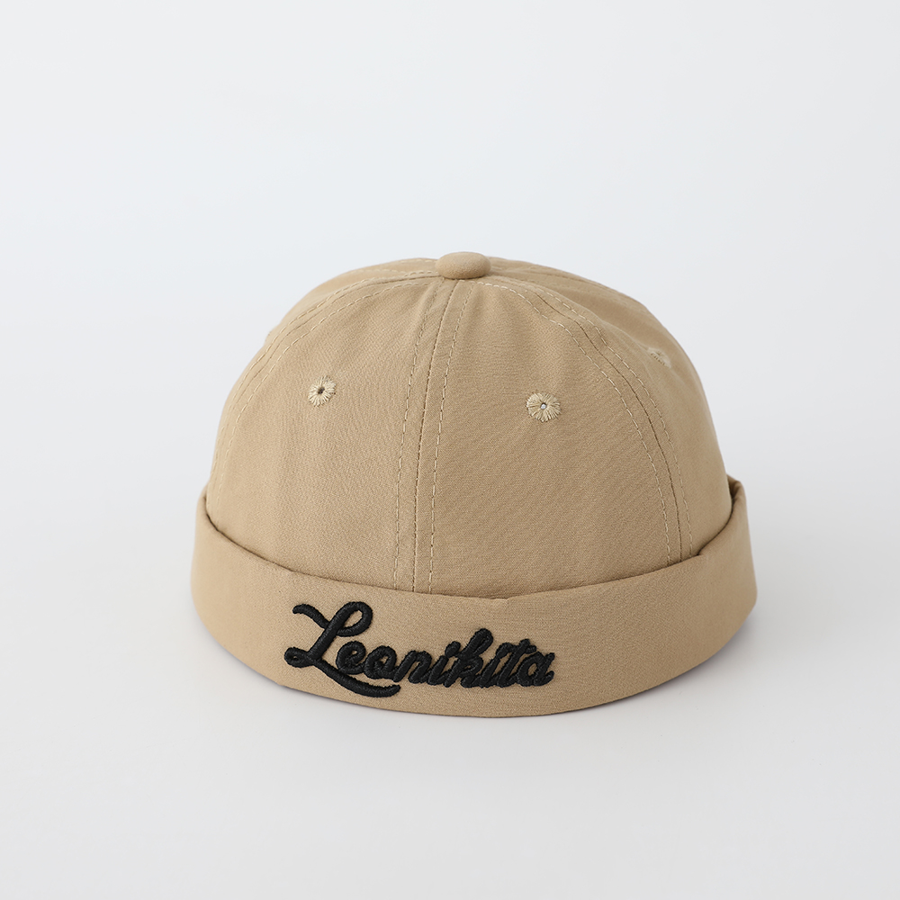 Embroidery Design Free - Children's handwritten English embroidery cap with