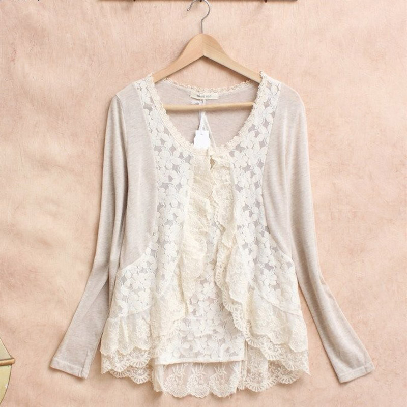 Spring Mori Girl Sweet Shirt W - Embroidery Cardigan review and price