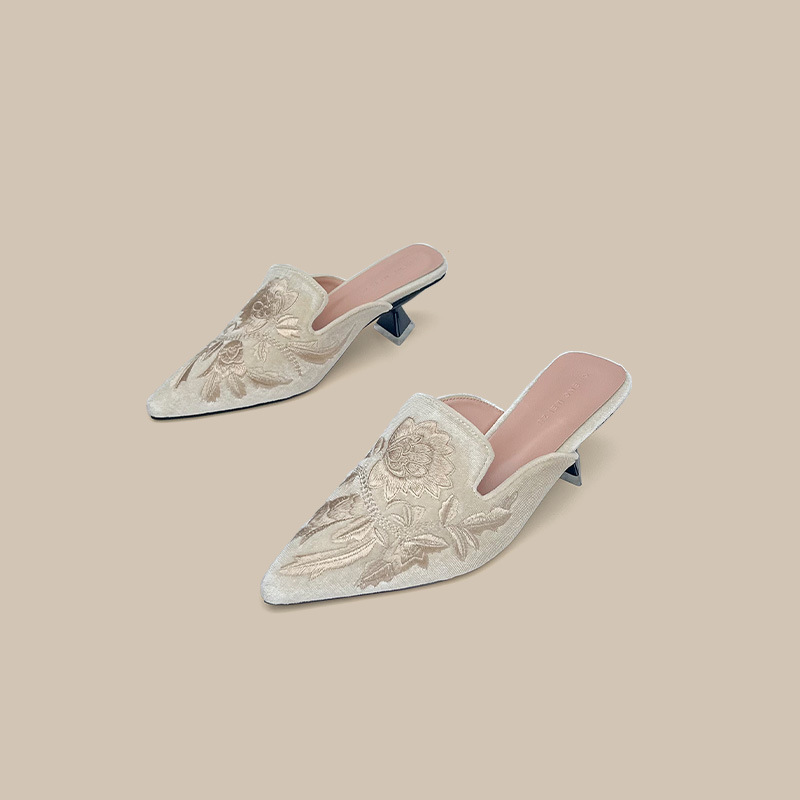Embroidery Velour Women Shoes  - Embroidery Design Free review and price