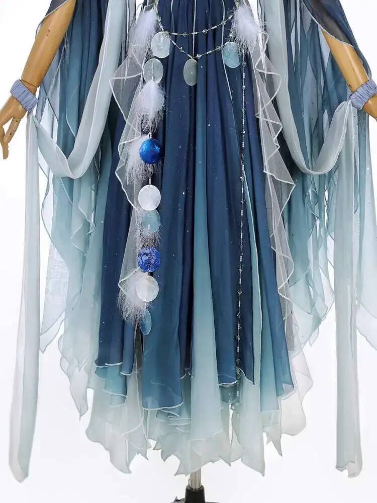 Exotic Blue Dress Heavy Embroi - Embroidery Dress review and price