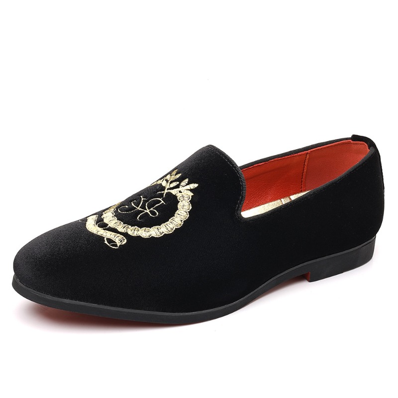 Luxury Designer Loafers Suede  - Embroidery Design Free review and price