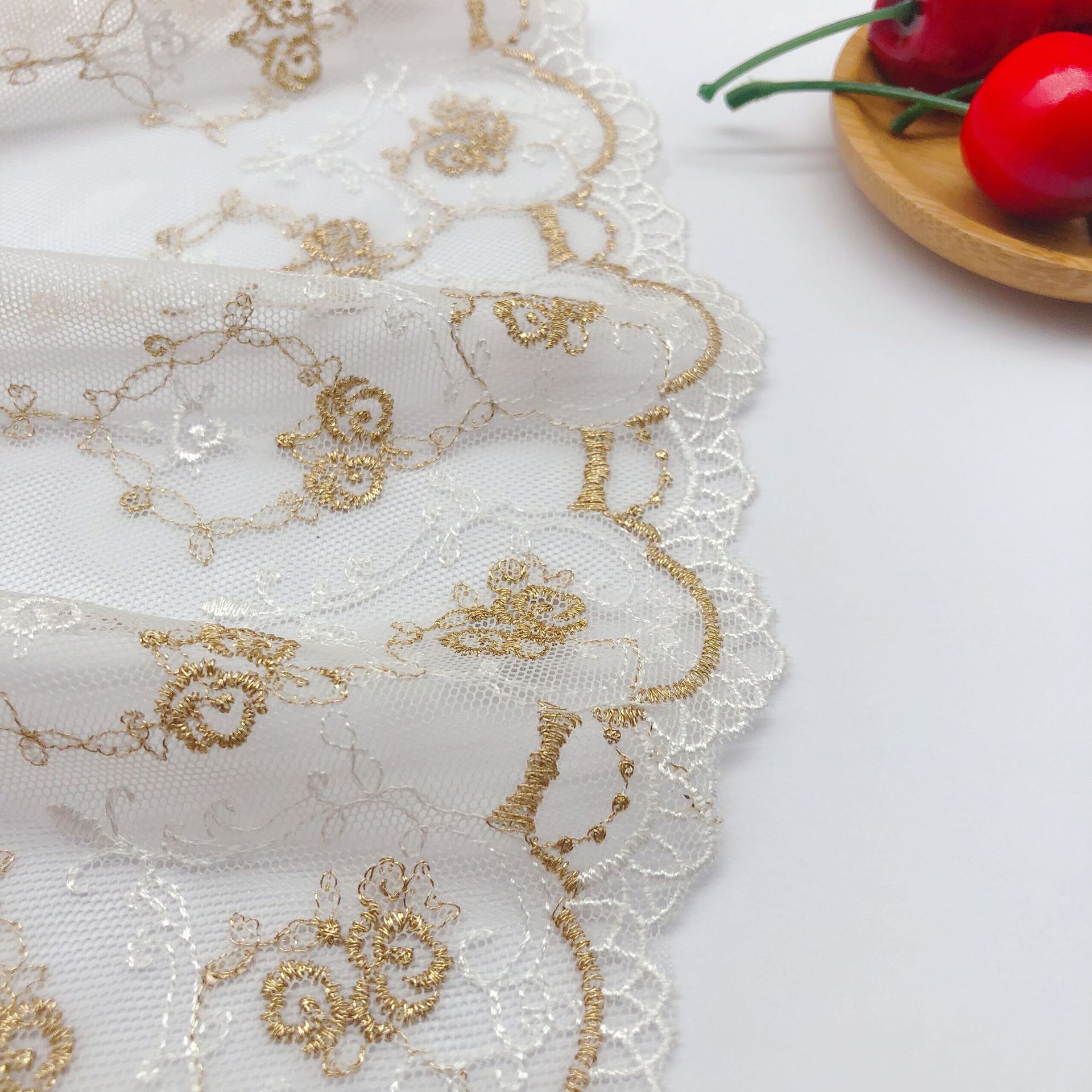 16.2CM Width Mesh Embroidery G - Embroidery Roses review and price