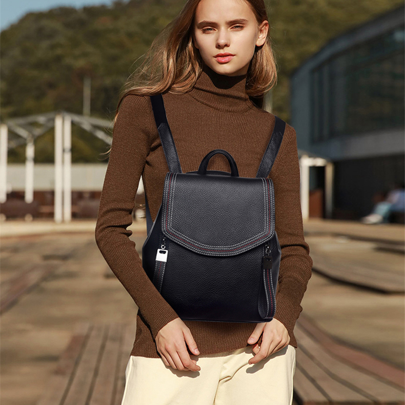 Fashion Thread Women Backpack  - Embroidery Simple review and price