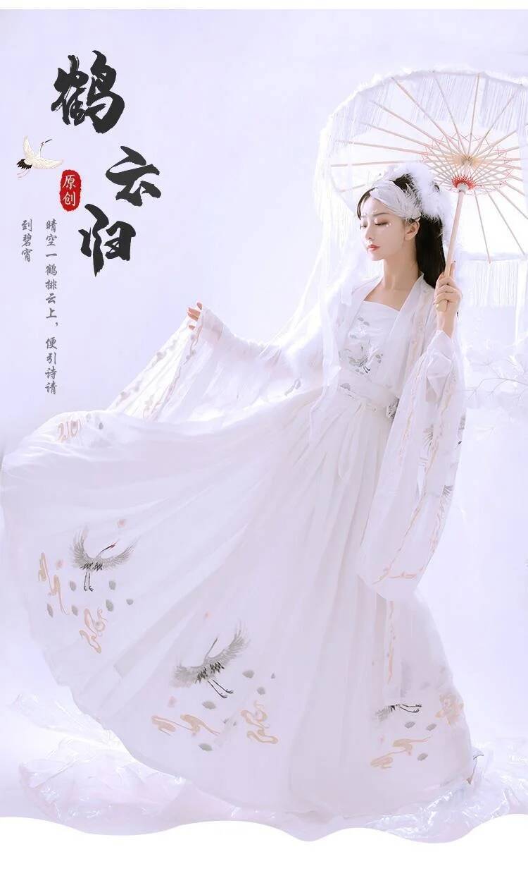 Chinese Ancient Hanfu Women's  - Embroidery Dress review and price