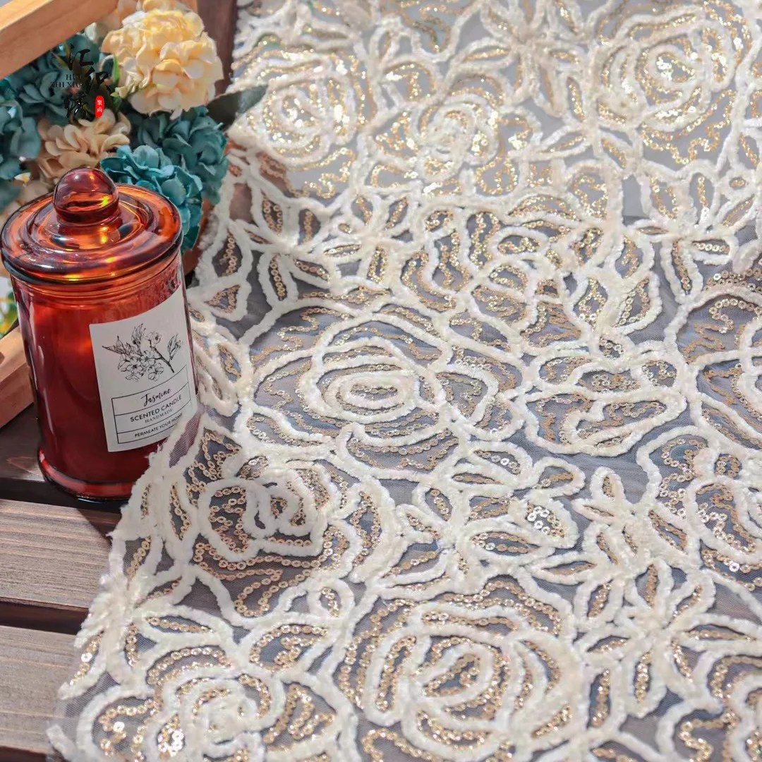 European Style Fashionable Seq - Embroidery Roses review and price