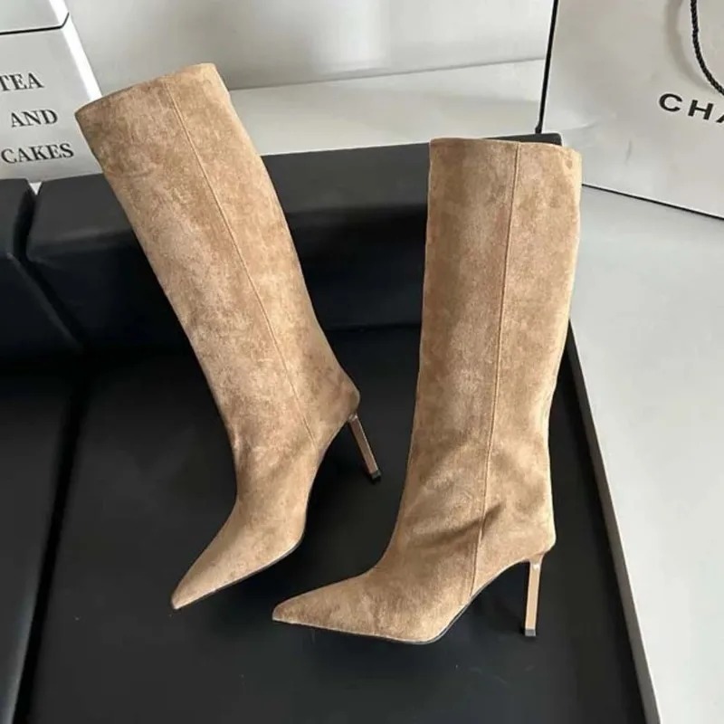 Luxury Women Long Boots Fashio - Embroidery Ideas review and price