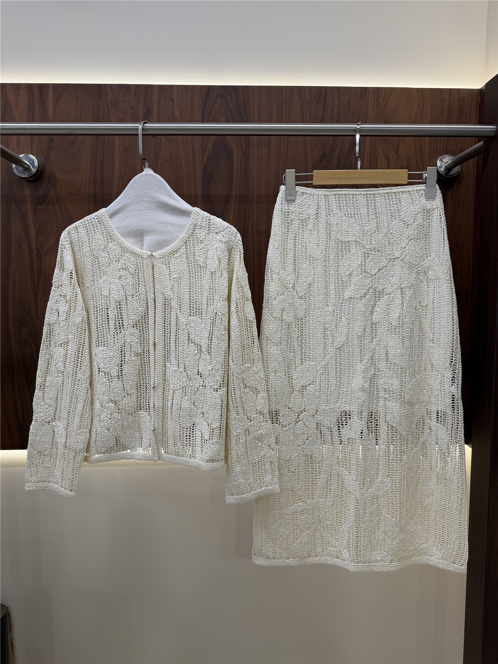 Women's Openwork Embroidered K - Embroidery Cardigan review and price