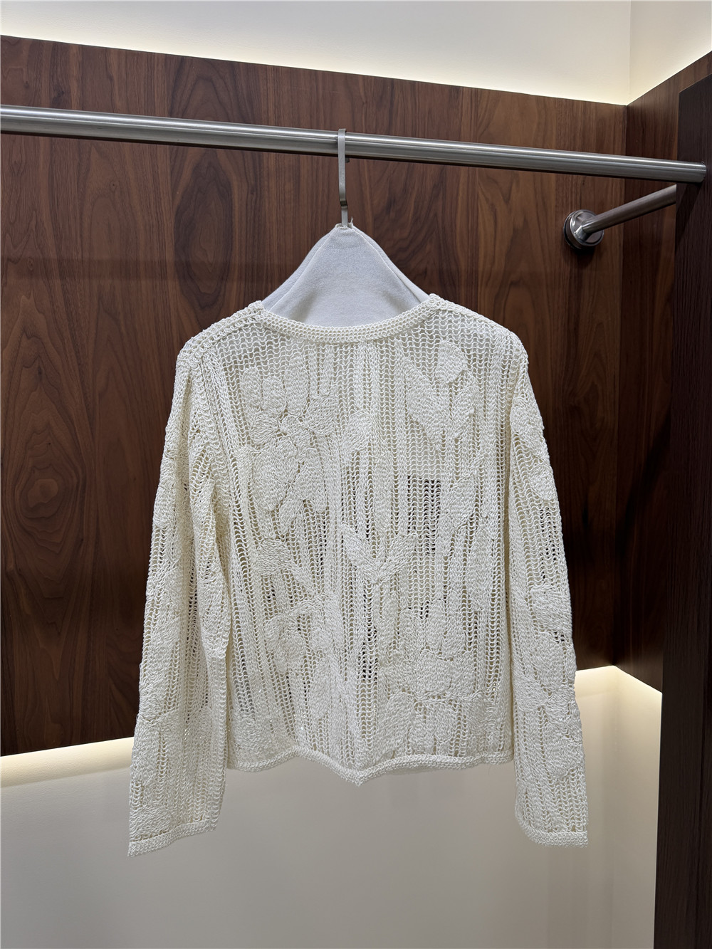 Women's Openwork Embroidered K - Embroidery Cardigan review and price