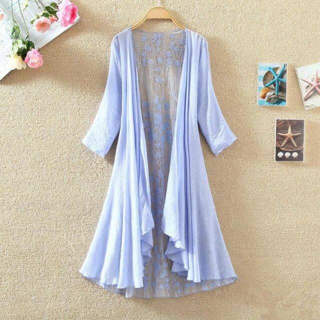 Boho Holiday Beach Summer Card - Embroidery Cardigan review and price
