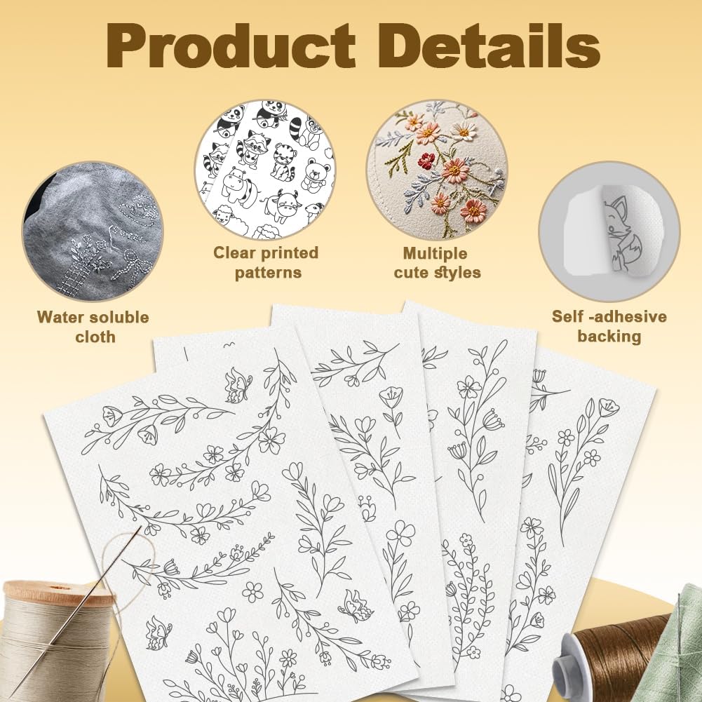 Water Soluble Embroidery Stabi - Embroidery Font review and price