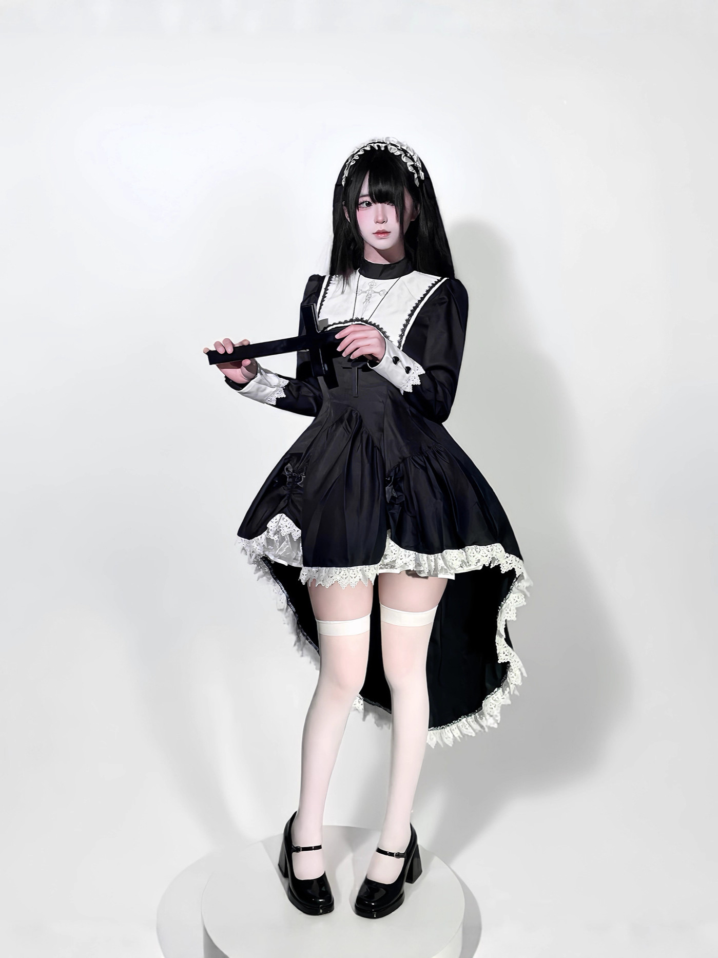 Gothic style dark embroidery c - Embroidery Dress review and price