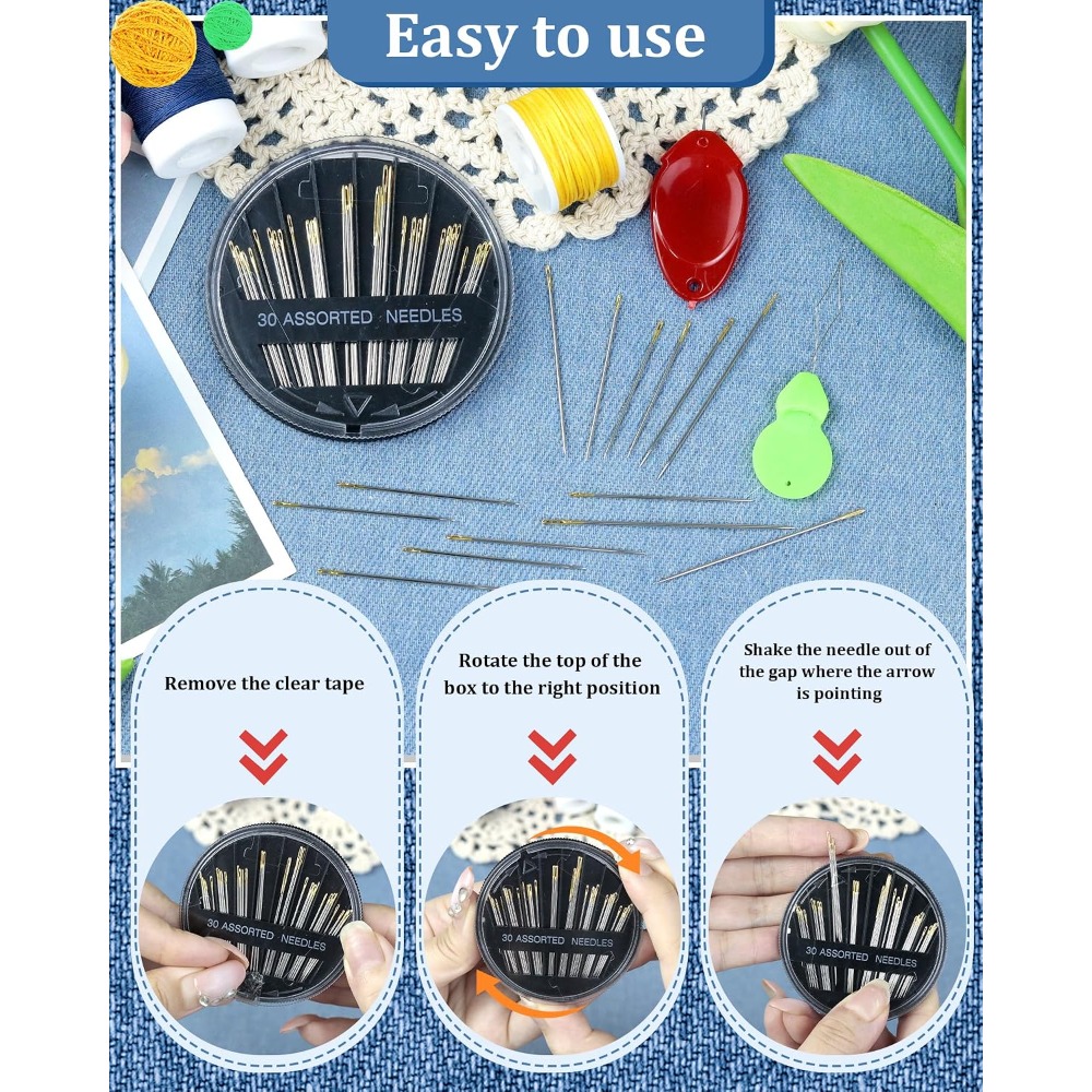 30-Count Steel Hand Sewing Nee - Embroidery Needles review and price