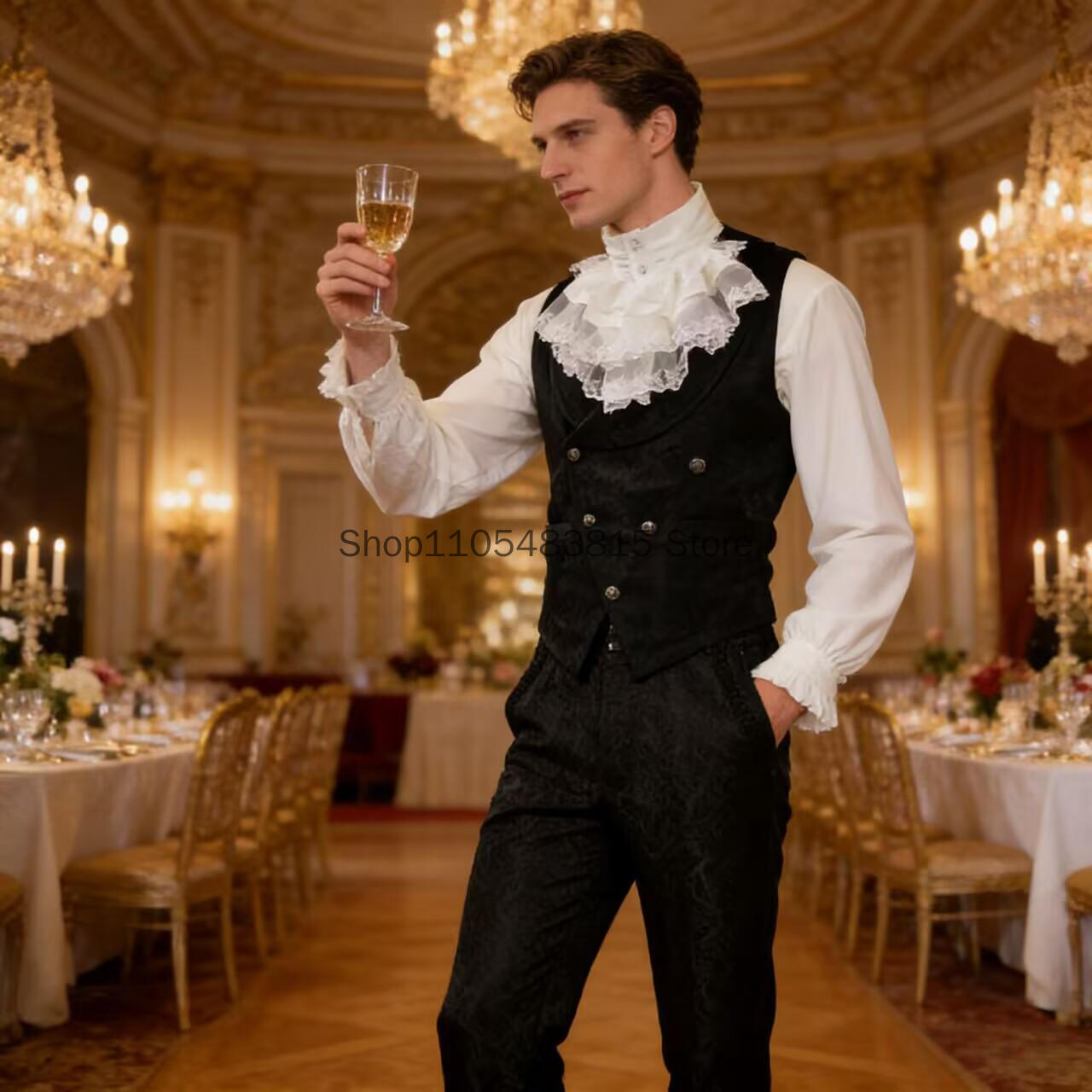 Medieval Men's Noble Vest Embr - Embroidery Dress review and price