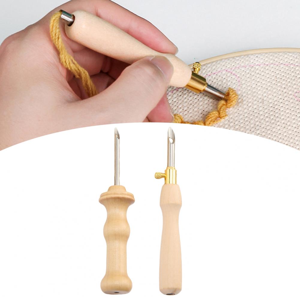Embroidery Needle Wooden Handl - Embroidery Needles review and price