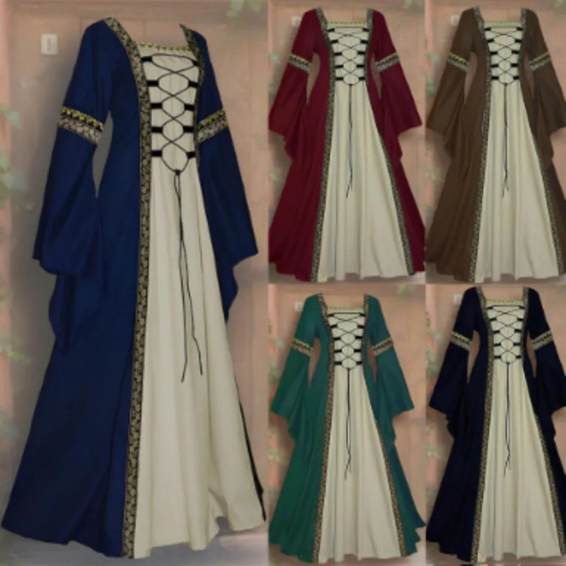 Vintage European Noble Costume - Embroidery Dress review and price
