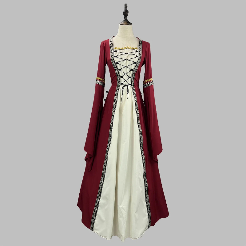 Vintage European Noble Costume - Embroidery Dress review and price