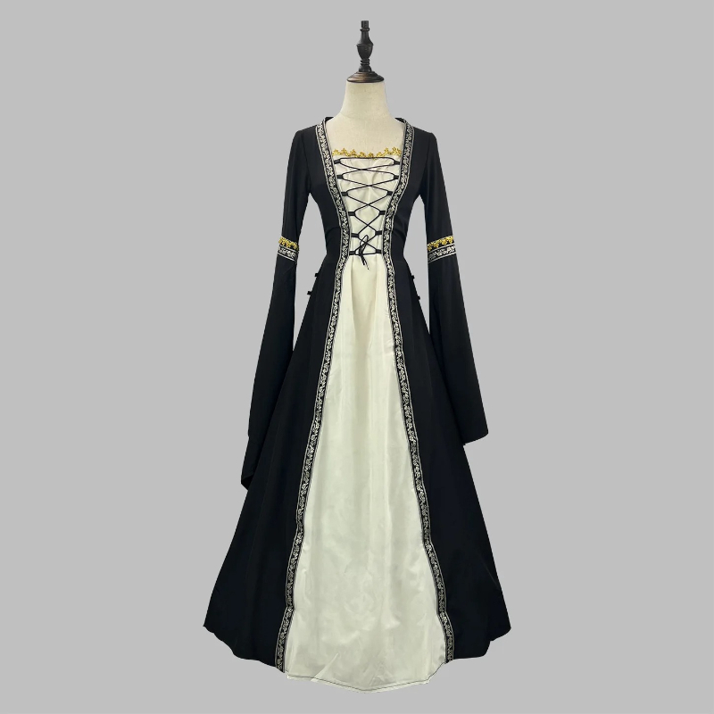 Vintage European Noble Costume - Embroidery Dress review and price