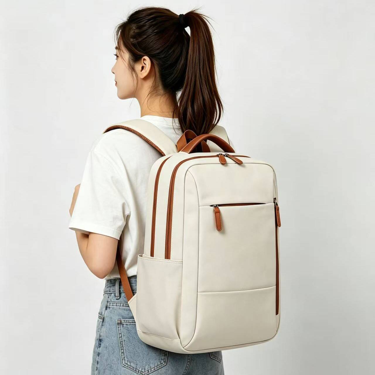 Backpack Unisex New Simple Bus - Embroidery Simple review and price