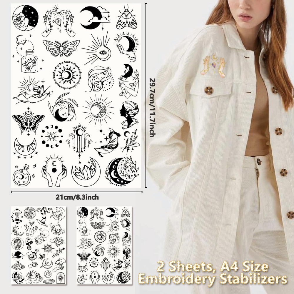 51Pcs Boho Moon Sun Water Solu - Embroidery Ideas review and price